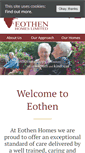 Mobile Screenshot of eothenhomes.org.uk