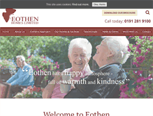 Tablet Screenshot of eothenhomes.org.uk